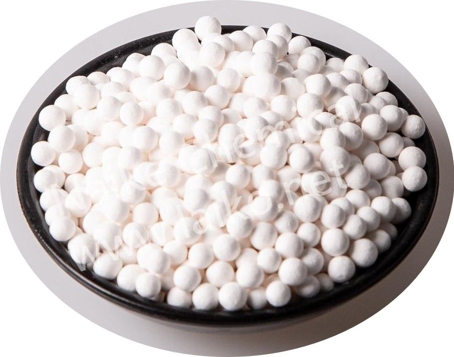 150-160N Crushing Strength and ≥50% Water Adsorption in White Beads Activated Alumina